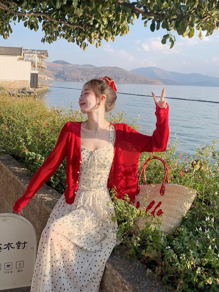 💕夏季必備薄款披肩冰絲薄紗防曬外套