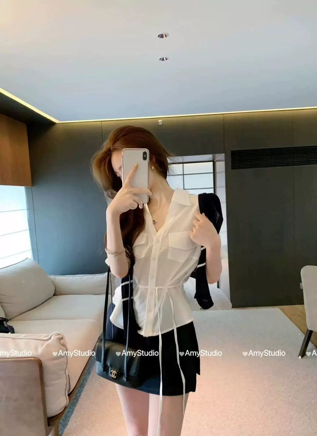 💕春夏休閒運動顯瘦半裙三件套