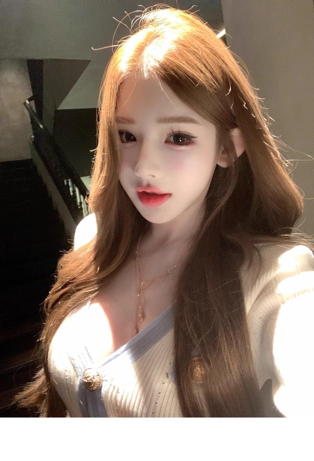 💕韓系針織千金小個子OL風連衣包臀裙